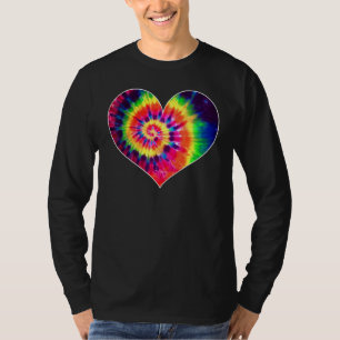 Tie Dyed Valentine's Day Shirt Cute Tye Dye Heart