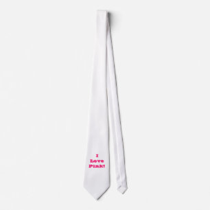 Tie I Love Pink