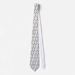Tie Iced Waterfall - White