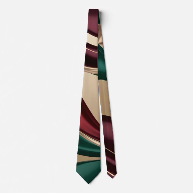 Tie in stylish abstract graphic (Front)