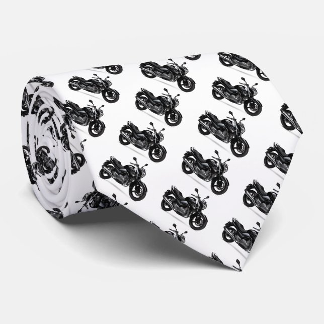 Tie/Motorcycles Tie (Rolled)