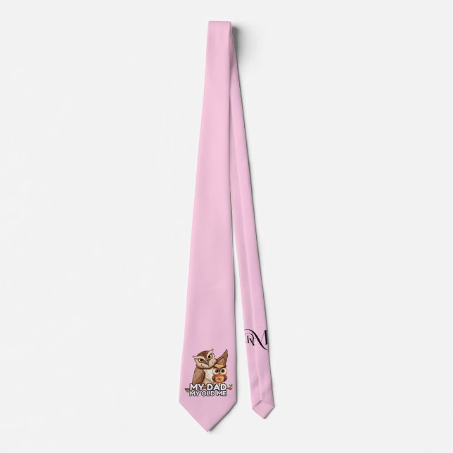 Tie : My Dad My Old Me (pink) (Front)