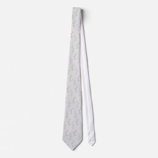 Tie Raining Violets - Off White (Front)
