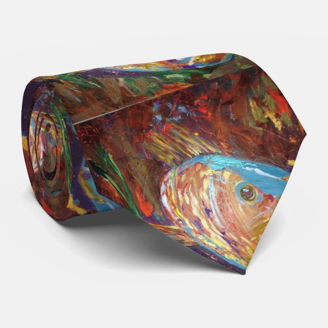 Tie, salmon tie (Rolled)