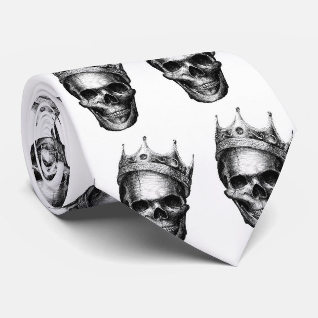 Tie/Skulls Tie (Rolled)
