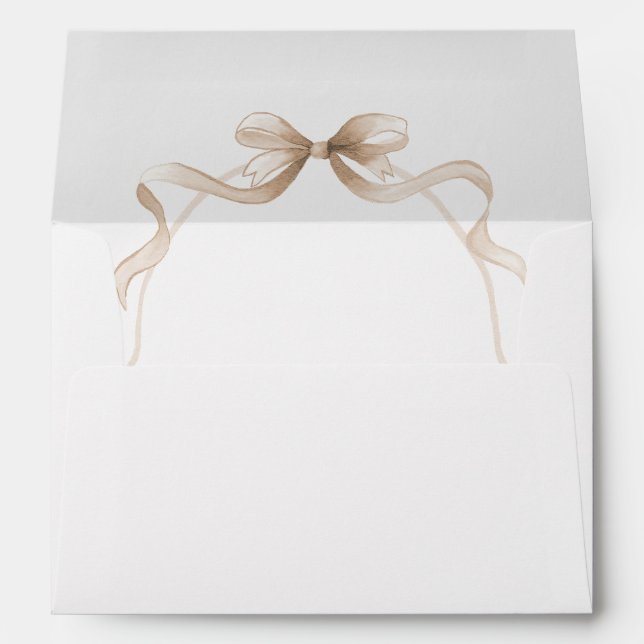 Tie the knot Invitation Envelope  (Back (Bottom))