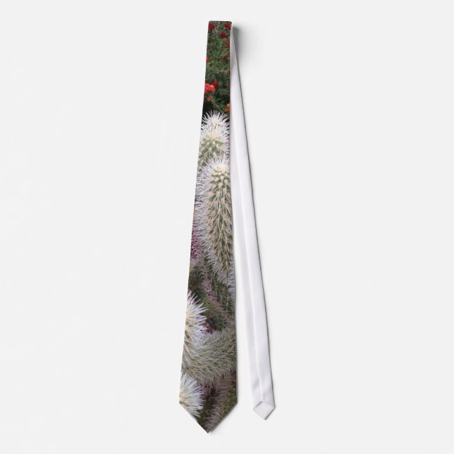 Tie with Cactus Print (Front)