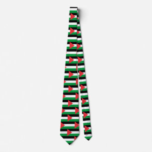Tie with Flag of Palestine