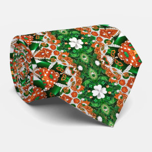 Tie with Ireland Colours Design