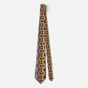 Tie with Romanian Colours Design
