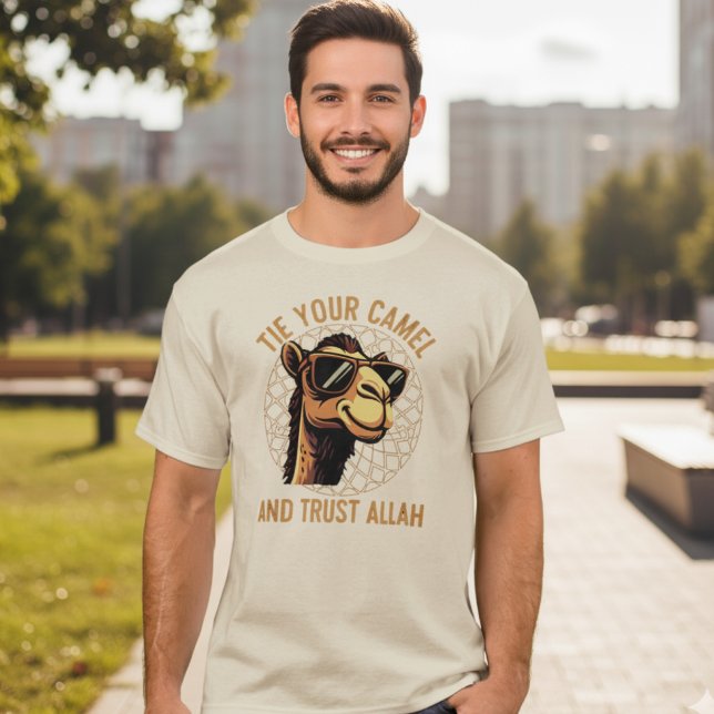Tie your camel and trust Allah T-Shirt (Creator Uploaded)