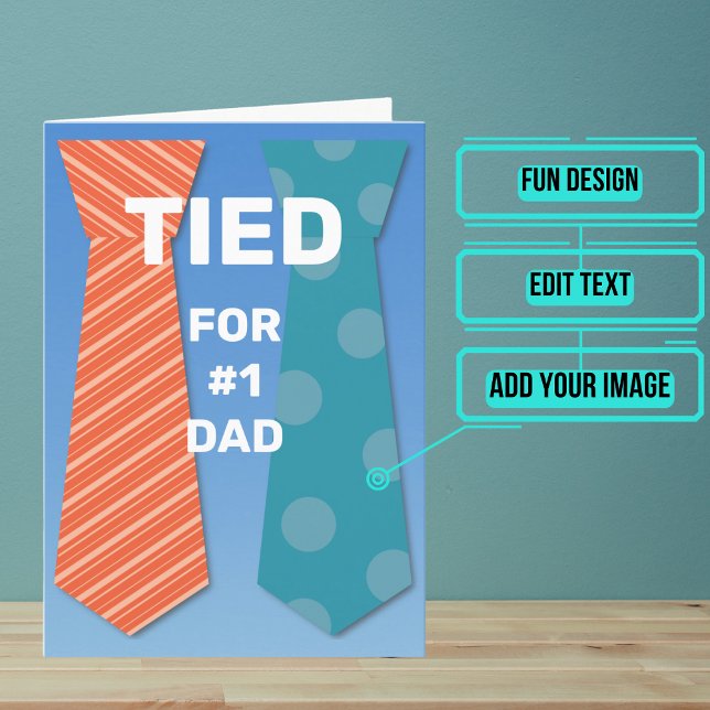 Tied for Number 1 Gay Dad Father's Day Card (Please enjoy our Father's Day card for gay dads)