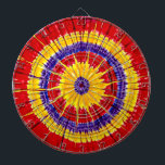 tiedye dartboard<br><div class="desc">Tie-dye Purple,  Red,  Yellow Target</div>