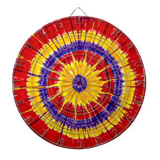 tiedye dartboard