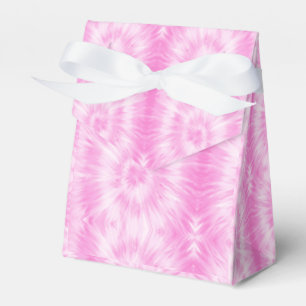 Tiedye Pink Spiral Hippie Tie Dye Favour Box