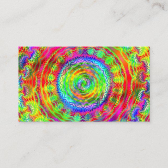 Tiedye Target Business Card (Front)
