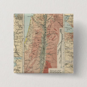 Tieflander Atlas Map 15 Cm Square Badge