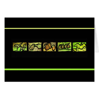 Tierce en Taille Vert Card