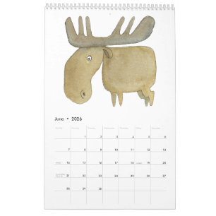 Tiere im Quadrat Calendar
