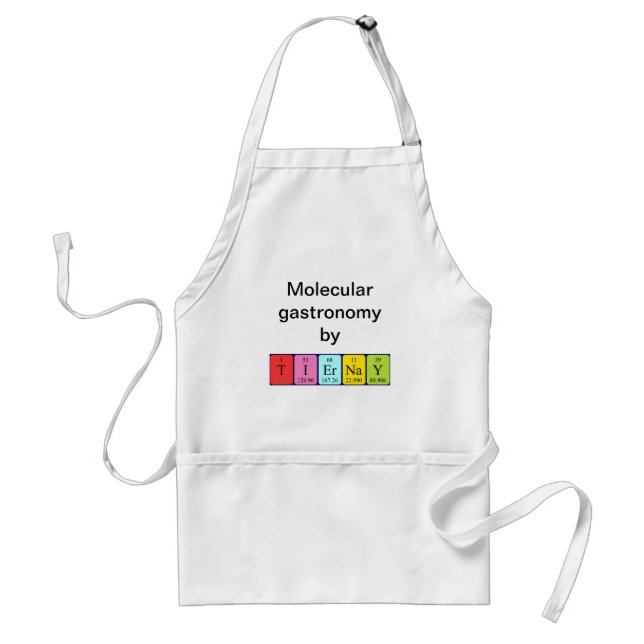 Tiernay periodic table name apron (Front)