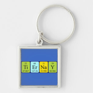 Tiernay periodic table name keyring