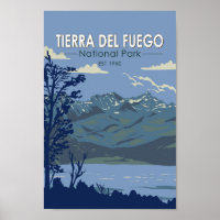 Tierra Del Fuego National Park Argentina Vintage