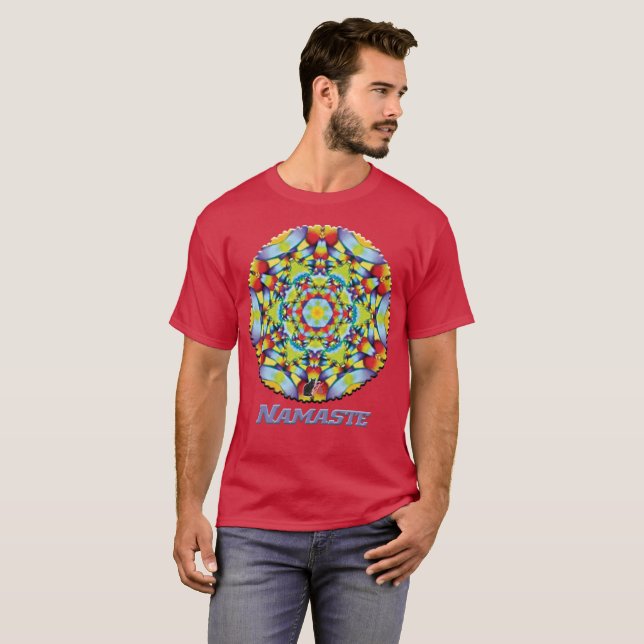 Tiers Namaste Kaleidoscope T-Shirt (Front Full)