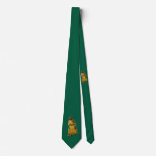 TieSquirrelly Stylish   Forest Green Novelty Tie