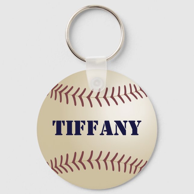Tiffany Baseball Keychain (Front)
