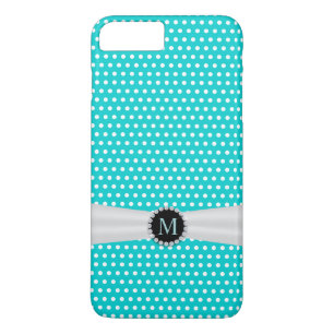 Tiffany Blue & Ivory Ribbon Polka Dots Case-Mate iPhone Case