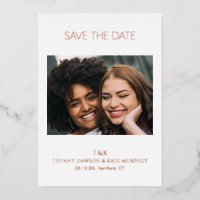 Tiffany Bold Modern Wedding Save the Date