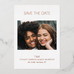Tiffany Bold Modern Wedding Save the Date