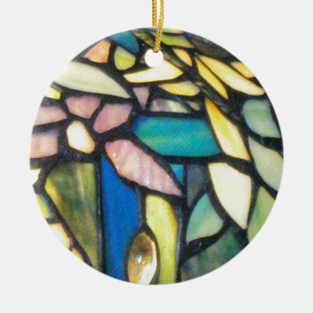 Tiffany Ceramic Tree Decoration (Front)