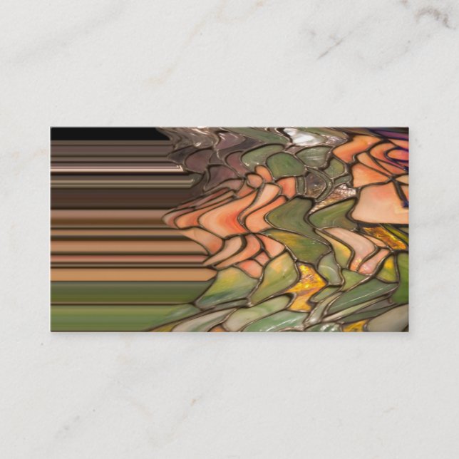 Tiffany Glass Business Card (Front)