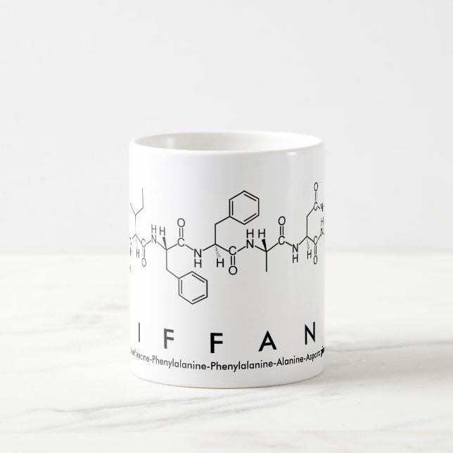Tiffany peptide name mug (Center)