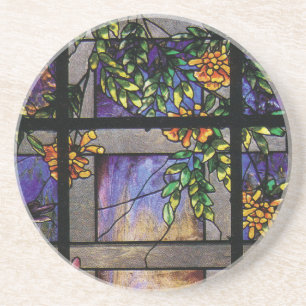 Tiffany Stained Glass Garden Lattice Coaster