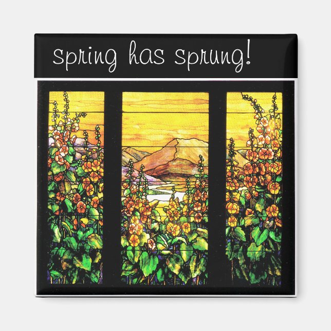 Tiffany Stained Glass Magnet (Front)