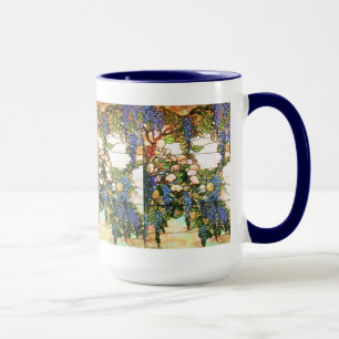 Tiffany Stained Glass Wisteria Mug