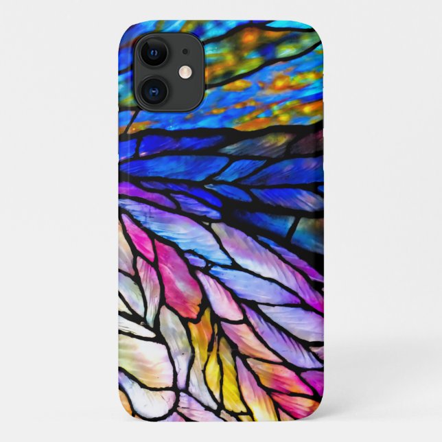 Tiffany-Style Stained Glass iPhone 11 Case (Back)