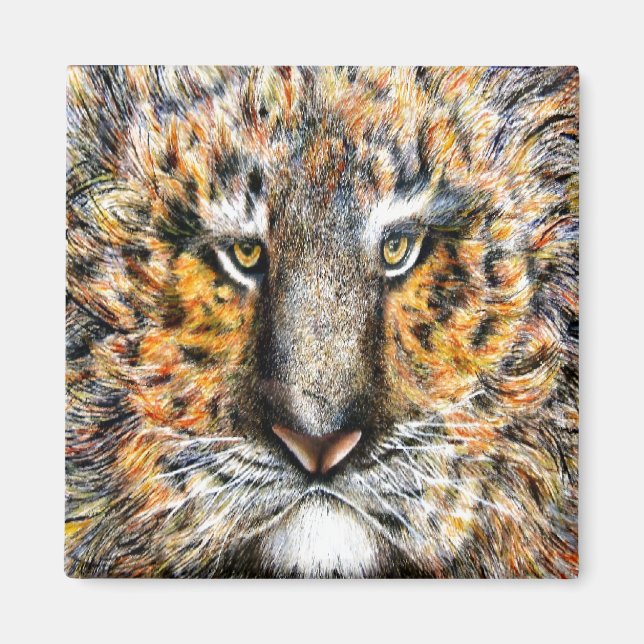 Tig The Tiger Magnet (Front)