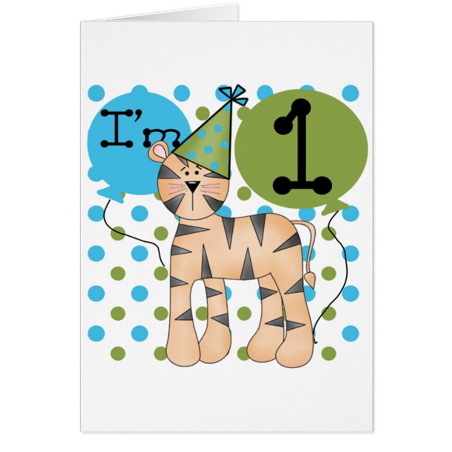 Tiger 1st Birthday T-shirts and Gifts (Front)