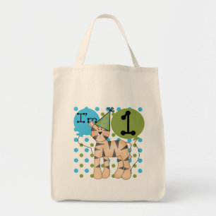 Tiger 1st Birthday T-shirts and Gifts Tote Bag