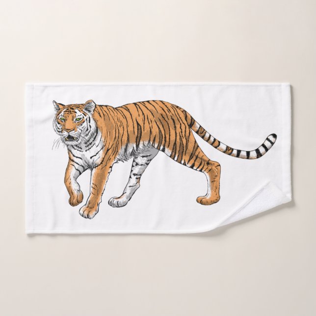 Tiger 2 bath towel set (Hand Towel)