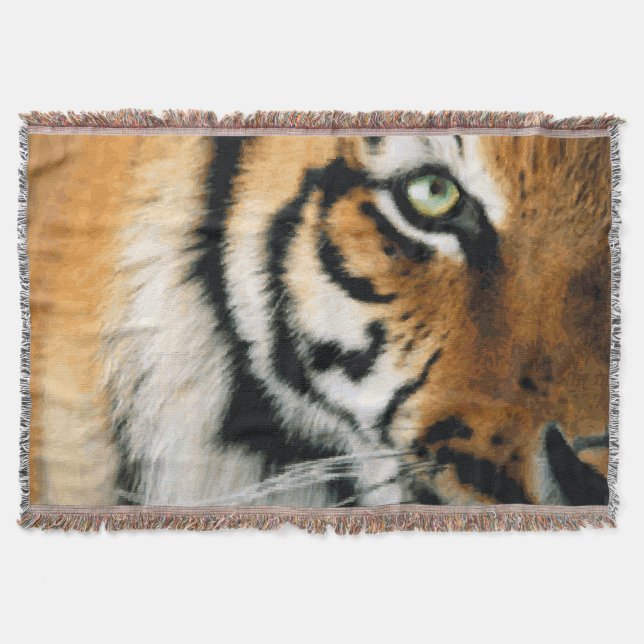 Tiger 2 - Throw Blanket (Front)