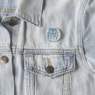 tiger 3 cm round badge