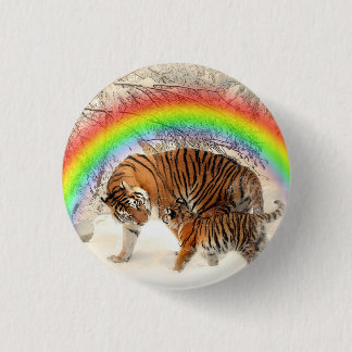 Tiger 3 Cm Round Badge