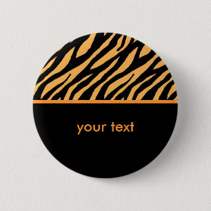 Tiger 6 Cm Round Badge