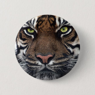 Tiger 6 Cm Round Badge