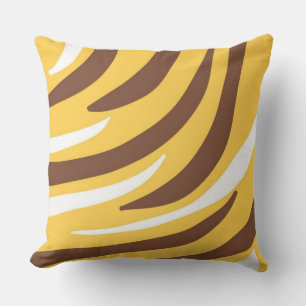 tiger abstract art cushion