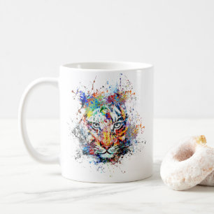 Tiger Abstract art Painting Coffee Mug